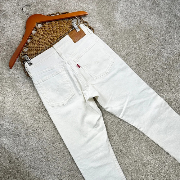 Levi’s Premium 501® Skinny Women’s Jeans Cloud Over-White Size 25 - Picture 8 of 16